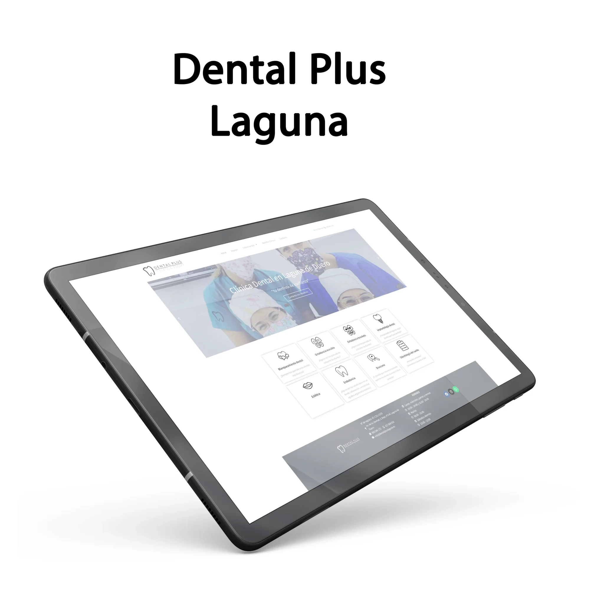 Diseño y desarrollo web: Dental Plus Laguna
