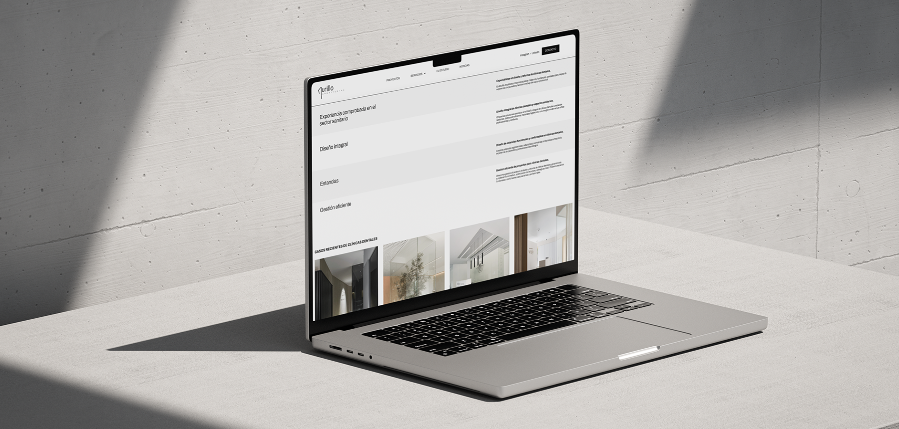 diseno marca y desarrollo web Murillo Arquitectos