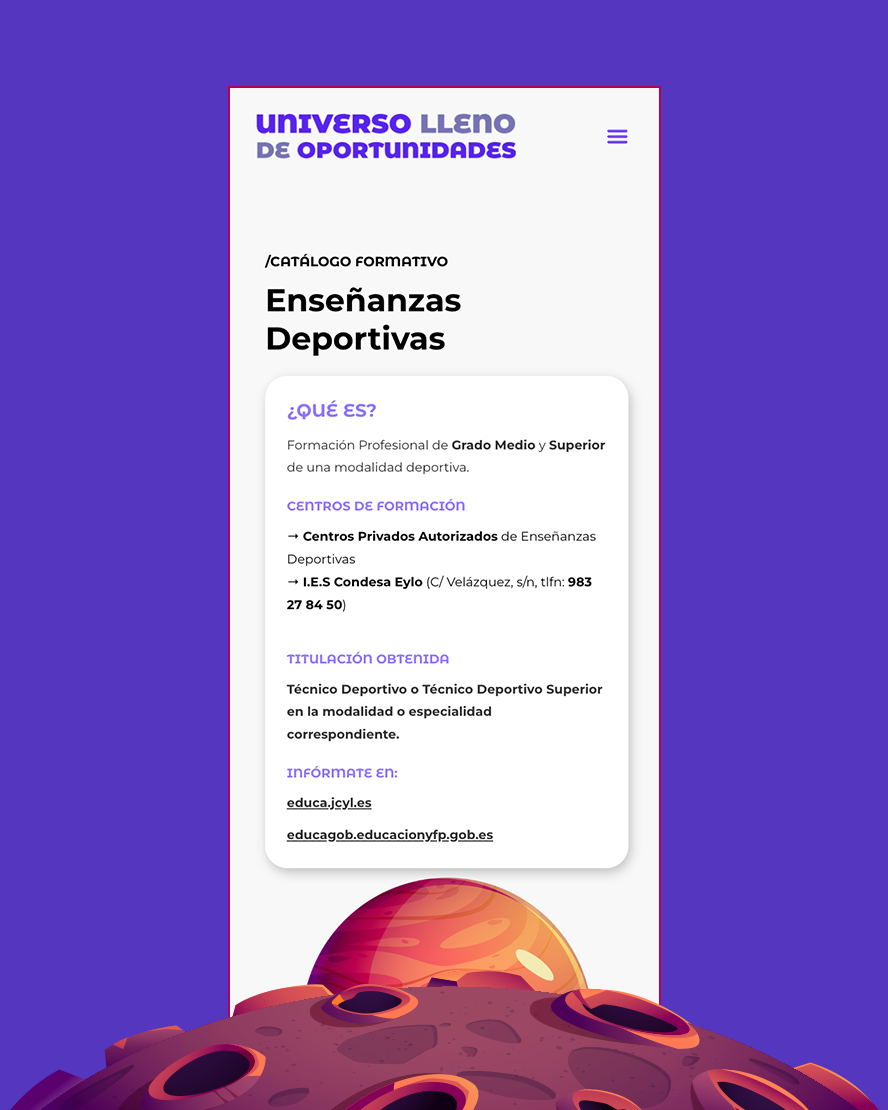 UNIVERSO LLENO DE OPORTUNIDADES