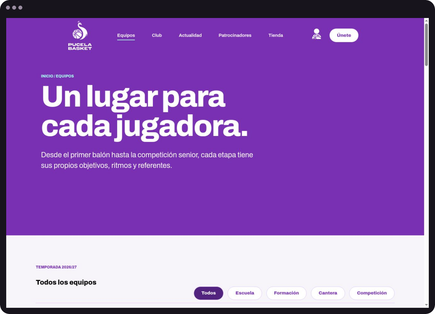 PB web equipos